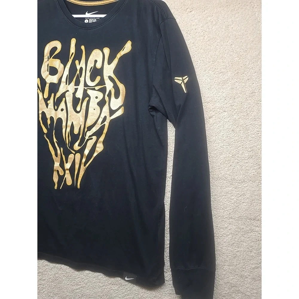 2014 Nike‎ Black Mamba Shirt Adult Large Kobe Bryant Dri-Fit Long Sleeve